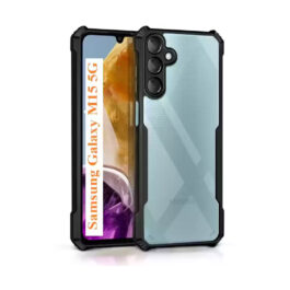 Samsung Galaxy M15 360 Degree Protection Transparent Mobile Phone Back case cover