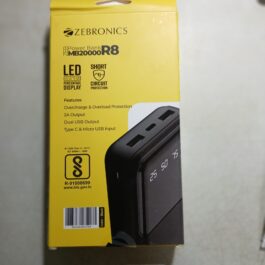 Zebronics ZEB-MB20000R8 20000mAh Power bank 10W output