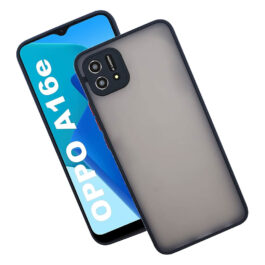 Oppo A16e Smoke back cover with Camera Protection
