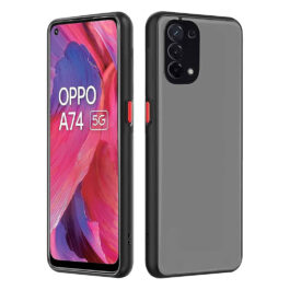 Oppo A74 5G Smoke back cover with Camera Protection