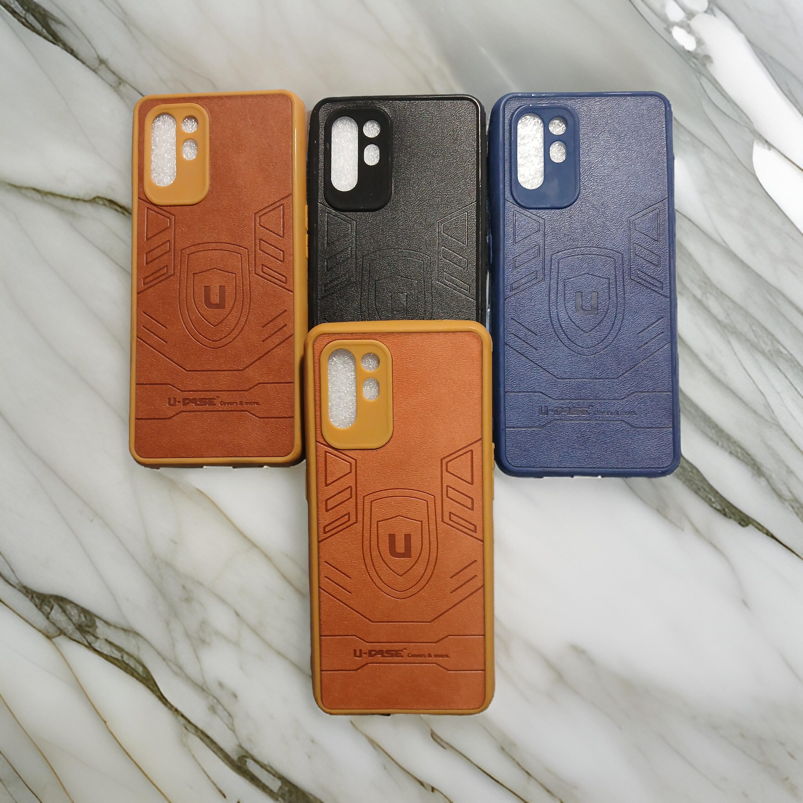 Oppo F19 Pro Plus Leather finish back cover