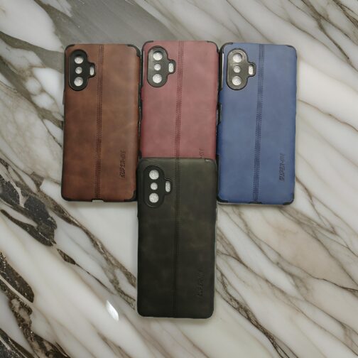 Poco F3 GT back case leather finish