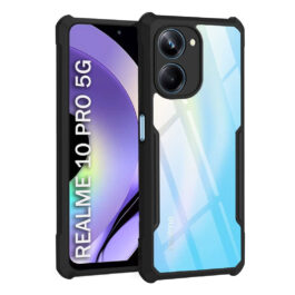 Realme 10 Pro 5G 360 Degree Protection Transparent Mobile Phone Back case cover