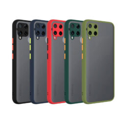 Samsung Galaxy A22 4G Smoke back cover with Camera Protection