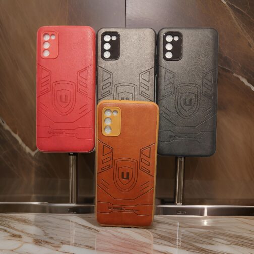 Samsung M02s Leather finish back case