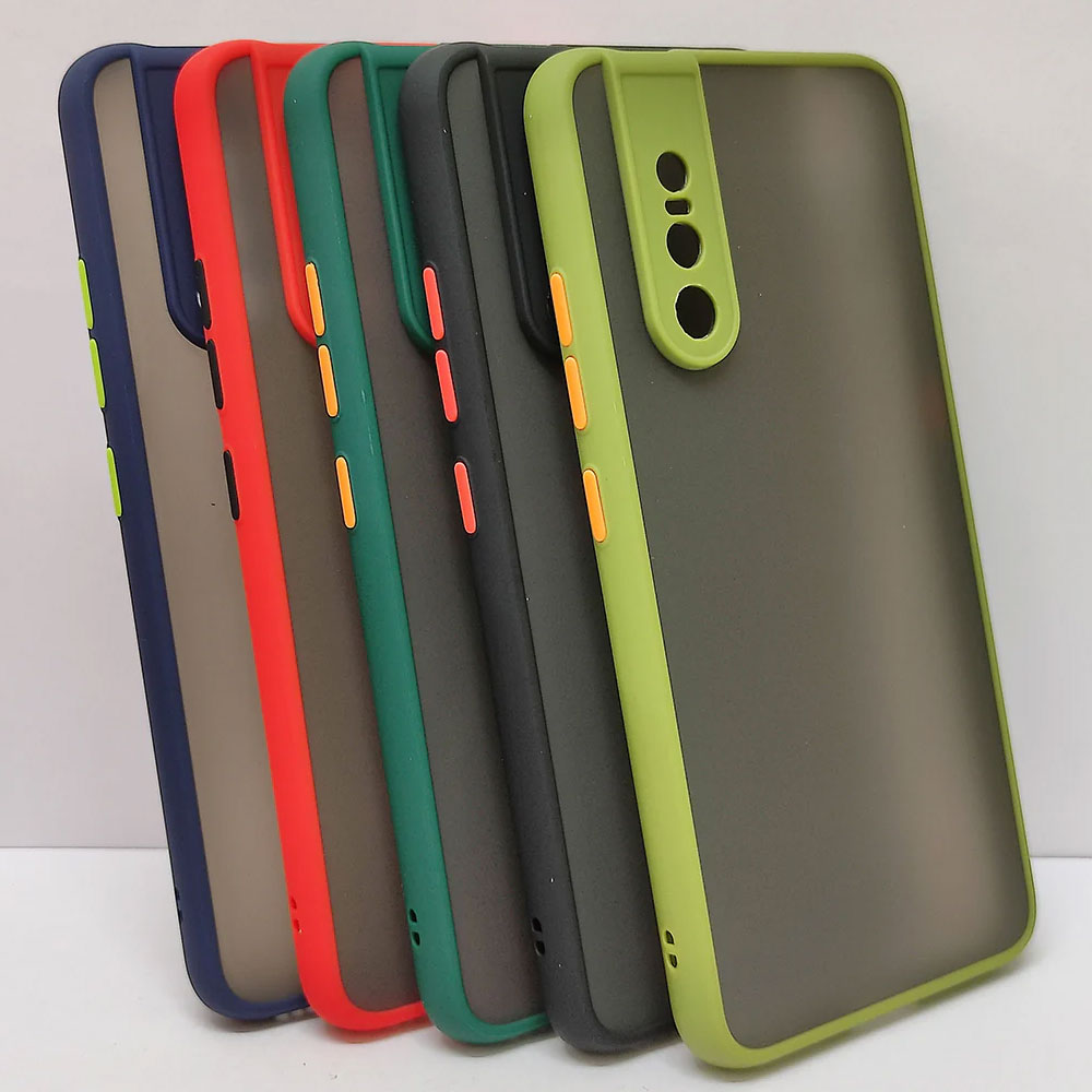 Back Cover V15 Pro Back Panel Premium Quality Leather Case Back