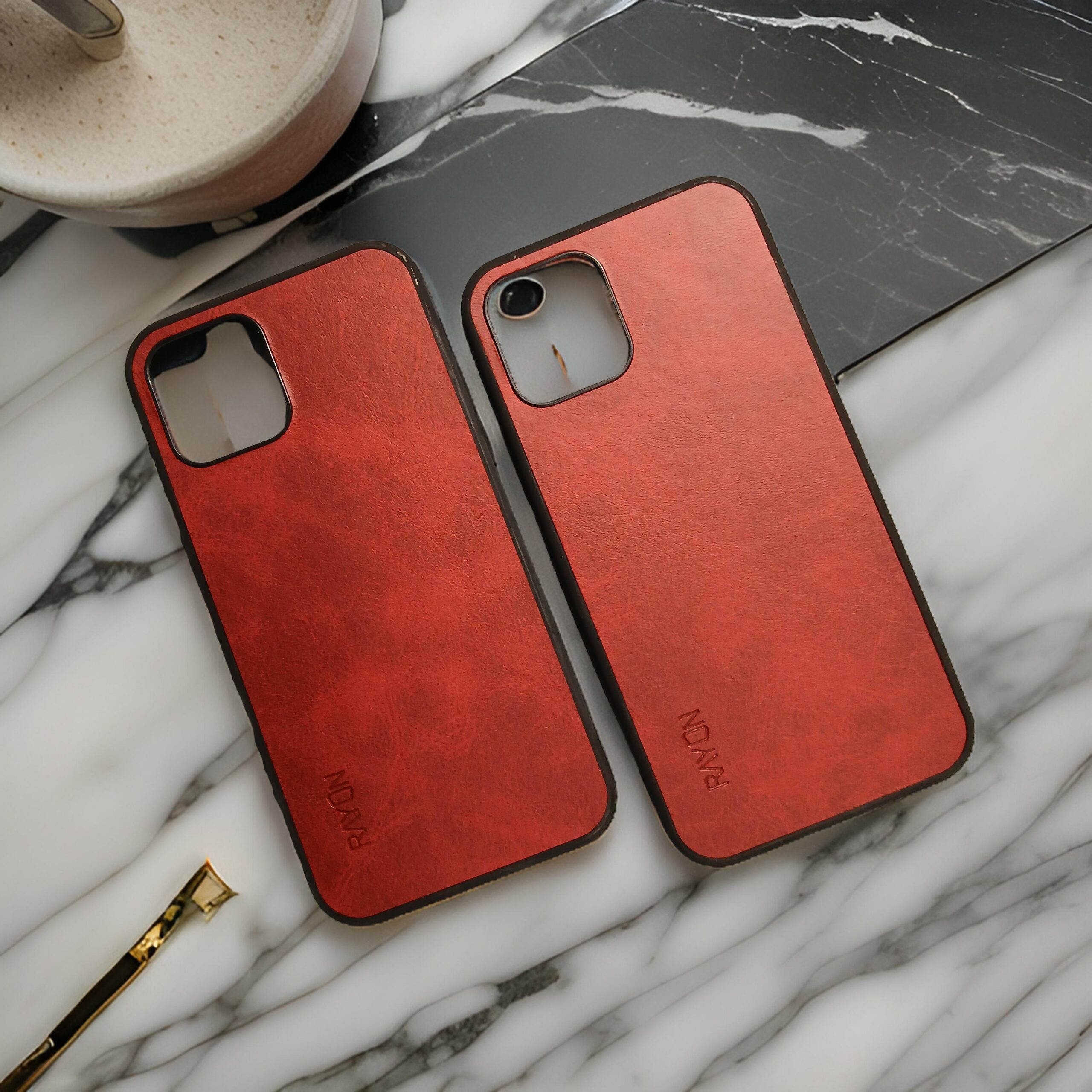 iPhone 12 Premium Leather cover