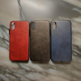 iPhone X RayOn Premium Leather back case