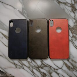 iPhone XS Max RayOn Premium Leather back case