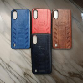 Samsung Galaxy M01 Leather finish back cover
