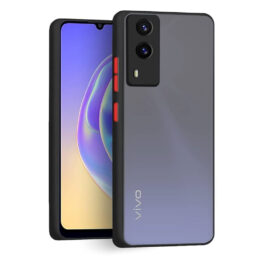 Vivo V21e Smoke back cover with Camera Protection