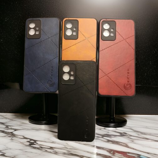 Vivo Y55/Y75 Leather finish back case