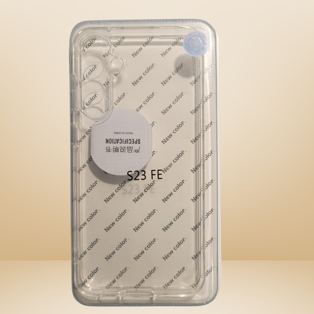 Samsung Galaxy S23 FE Premium transparent hard back cover