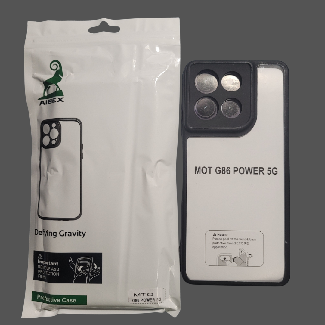 Moto G86 Power Transparent premium iPacky back case
