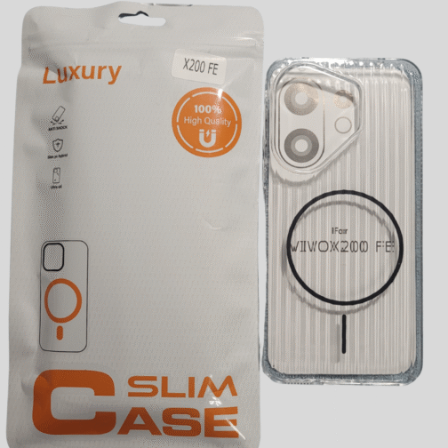 Vivo X200 FE Premium transparent hard back case